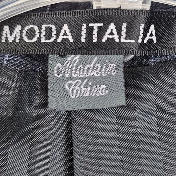 Giani Franco Mens 44R Suit Jacket Dk Gray Vertical Pin Striped Super Fine Yarn - Picture 13 of 16